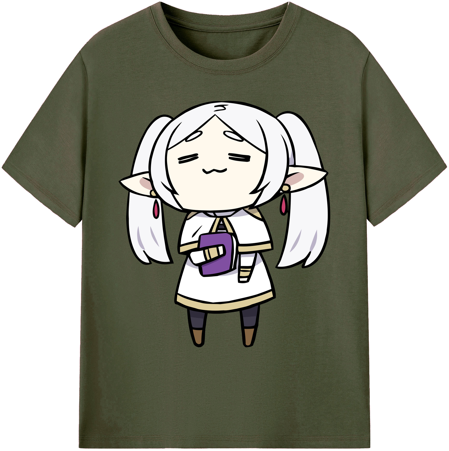 （画像用） 葬送のフリーレン Frieren 綿100％ メンズ半袖Tシャツ｜肌触りやわらか＆通気性